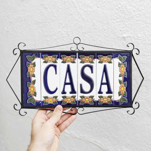Letras y Números modelo "AMAPOLA" - 15cm. (6")