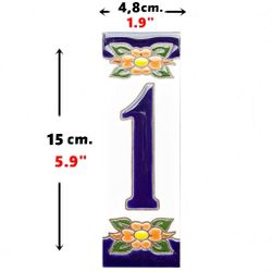 Letras y Números modelo "AMAPOLA" - 15cm. (6")