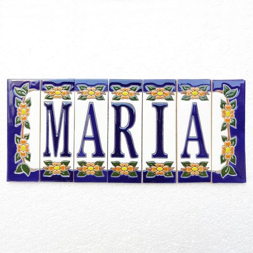 Letras y Números modelo "AMAPOLA" - 15cm. (6")