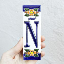 Letras y Números modelo "AMAPOLA" - 15cm. (6")