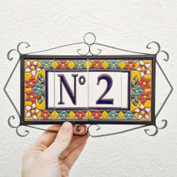 Letras y Números modelo "ANDALUSIA" - 11cm. (2.1")