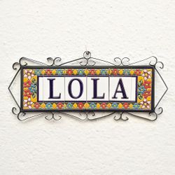 Letras y Números modelo "ANDALUSIA" - 11cm. (2.1")