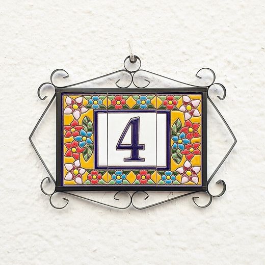 Letras y Números modelo "ANDALUSIA" - 11cm. (2.1")