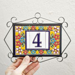 Letras y Números modelo "ANDALUSIA" - 11cm. (2.1")