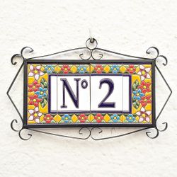 Letras y Números modelo "ANDALUSIA" - 11cm. (2.1")