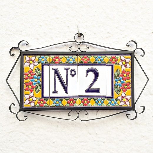 Letras y Números modelo "ANDALUSIA" - 11cm. (2.1")
