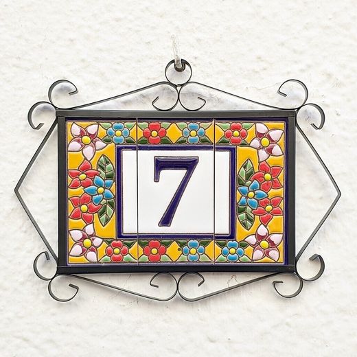Letras y Números modelo "ANDALUSIA" - 11cm. (2.1")