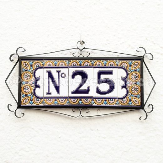 Letras y Números modelo "ARCO-ROSA" - 11cm. (2.1")