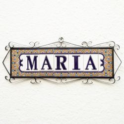 Letras y Números modelo "ARCO-ROSA" - 11cm. (2.1")