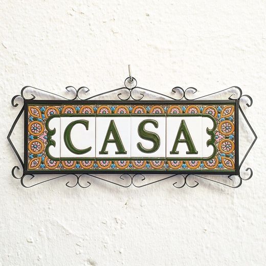 Letras y Números modelo "ARCO-ROSA-Verde" - 11cm. (2.1")