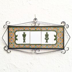 Letras y Números modelo "ARCO-ROSA-Verde" - 11cm. (2.1")