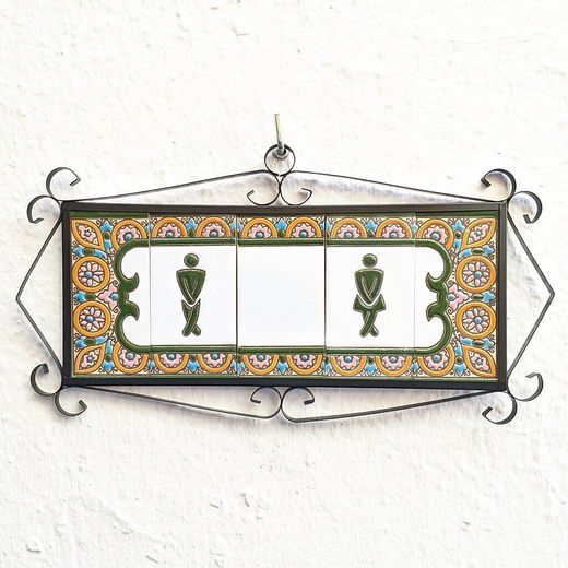 Letras y Números modelo "ARCO-ROSA-Verde" - 11cm. (2.1")