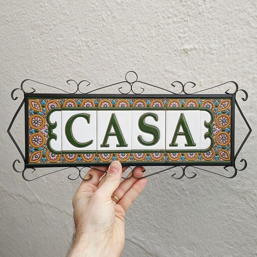 Letras y Números modelo "ARCO-ROSA-Verde" - 11cm. (2.1")