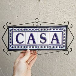 Letras y Números modelo "AZUL-BLANCO" - 11cm. (2.1")