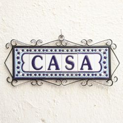 Letras y Números modelo "AZUL-BLANCO" - 11cm. (2.1")
