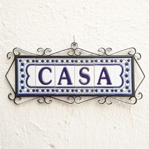 Letras y Números modelo "AZUL-BLANCO" - 11cm. (2.1")