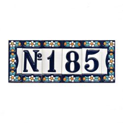 Letras y Números modelo "AZUL1" - 7,5cm. (3")