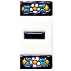 Letras y Números modelo "AZUL1" - 7,5cm. (3")