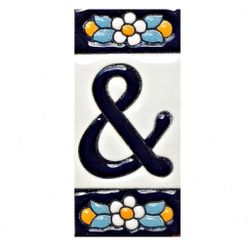 Letras y Números modelo "AZUL1" - 7,5cm. (3")