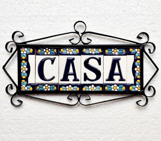Letras y Números modelo "AZUL1" - 7,5cm. (3")