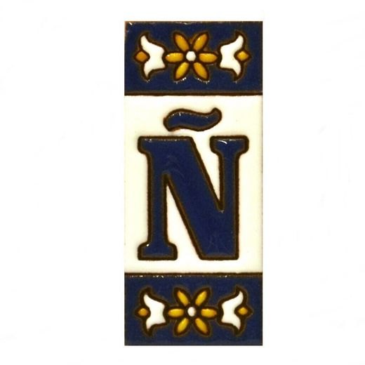 Letras y Números modelo "AZUL2" - 7,3cm. (3")