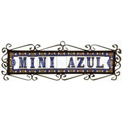 Letras y Números modelo "AZUL2" - 7,3cm. (3")