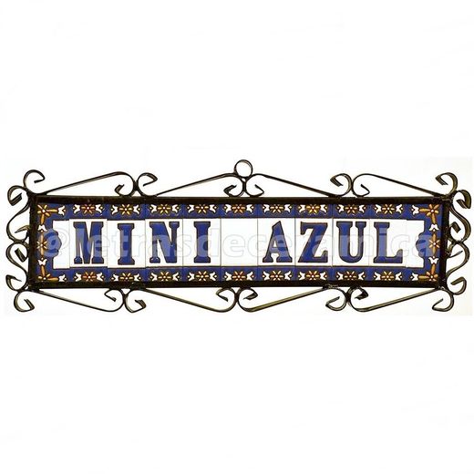 Letras y Números modelo "AZUL2" - 7,3cm. (3")