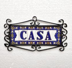 Letras y Números modelo "AZUL2" - 7,3cm. (3")