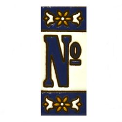 Letras y Números modelo "AZUL2" - 7,3cm. (3")