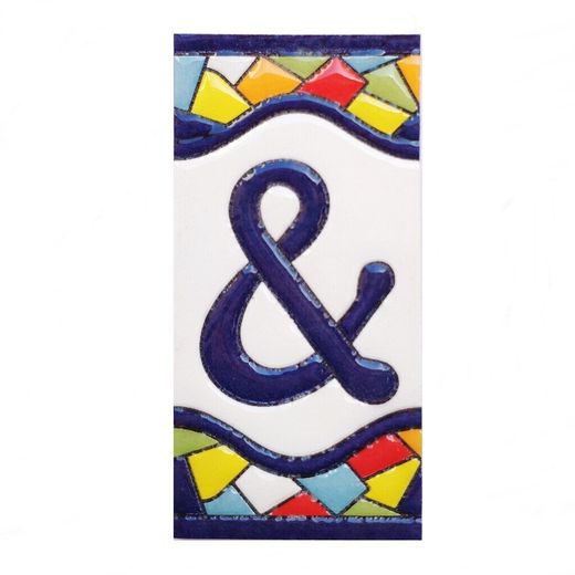 Letras y Números modelo "BARCELONA-M" - 11cm. (2.1")