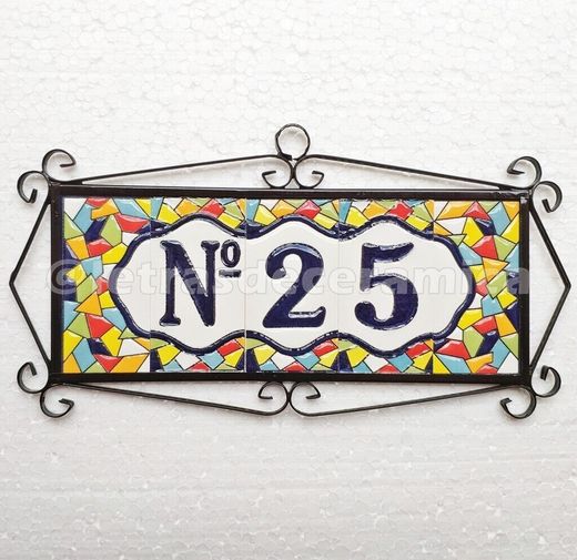 Letras y Números modelo "BARCELONA-M" - 11cm. (2.1")