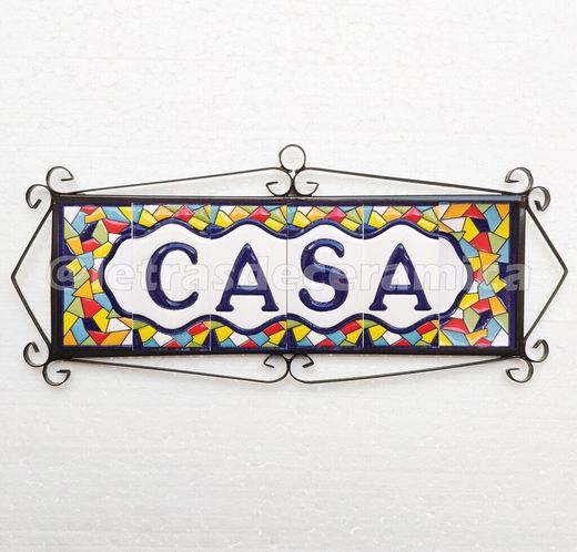 Letras y Números modelo "BARCELONA-M" - 11cm. (2.1")