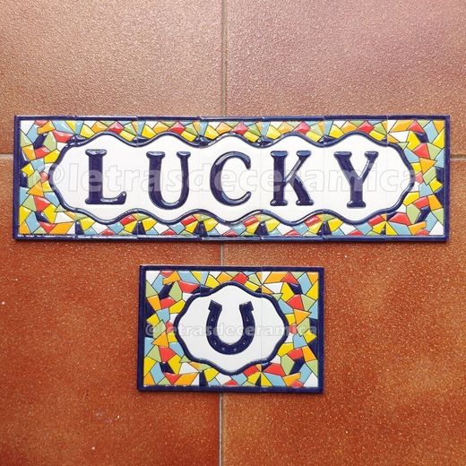 Letras y Números modelo "BARCELONA-M" - 11cm. (2.1")