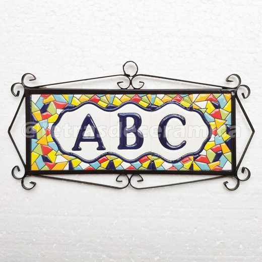 Letras y Números modelo "BARCELONA-M" - 11cm. (2.1")