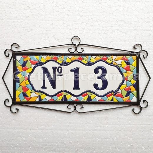 Letras y Números modelo "BARCELONA-M" - 11cm. (2.1")