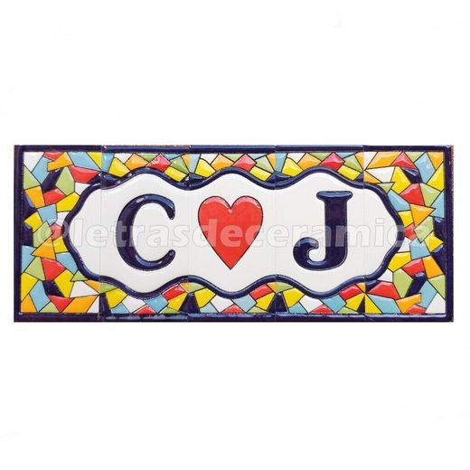 Letras y Números modelo "BARCELONA-M" - 11cm. (2.1")
