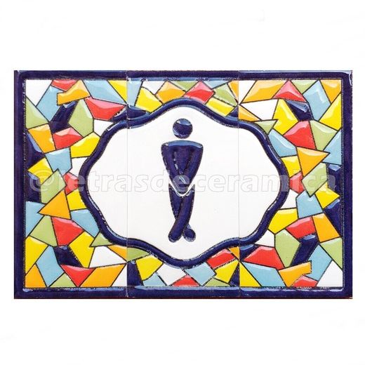Letras y Números modelo "BARCELONA-M" - 11cm. (2.1")