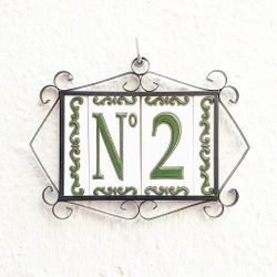 Letras y Números modelo "BOSQUE-VERDE" - 11cm. (2.1")