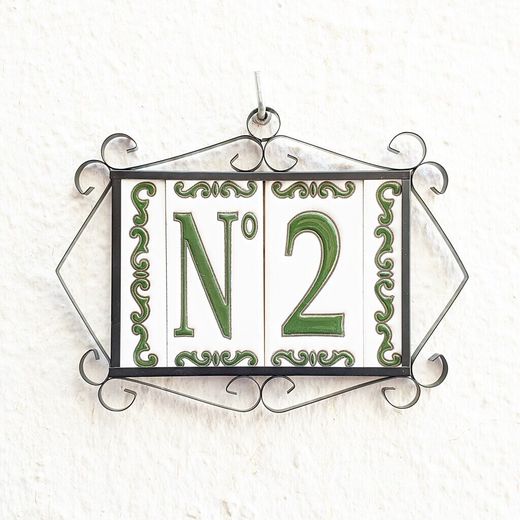 Letras y Números modelo "BOSQUE-VERDE" - 11cm. (2.1")