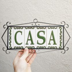 Letras y Números modelo "BOSQUE-VERDE" - 11cm. (2.1")