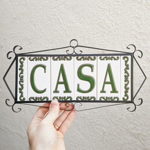 Letras y Números modelo "BOSQUE-VERDE" - 11cm. (2.1")