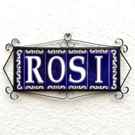 Letras y Números modelo "CIELO-AZUL" - 11cm. (2.1")