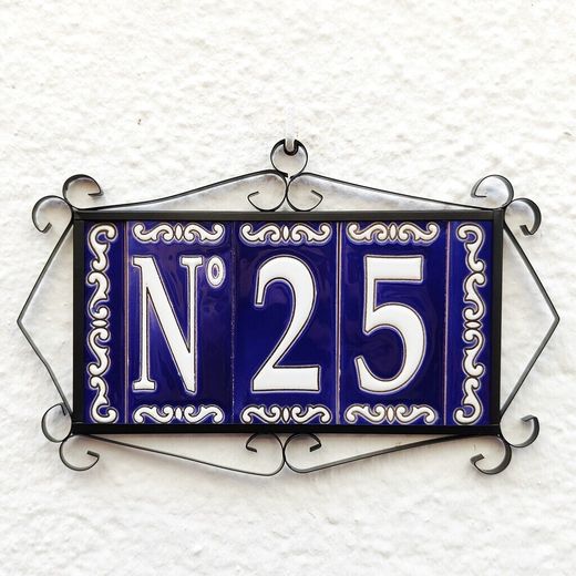 Letras y Números modelo "CIELO-AZUL" - 11cm. (2.1")
