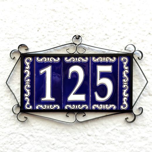Letras y Números modelo "CIELO-AZUL" - 11cm. (2.1")