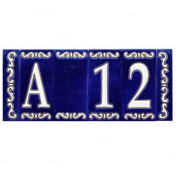 Letras y Números modelo "CIELO-AZUL" - 11cm. (2.1")