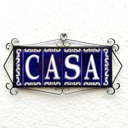 Letras y Números modelo "CIELO-AZUL" - 11cm. (2.1")