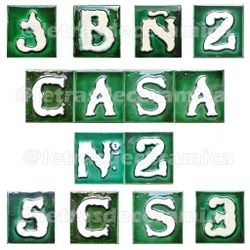 Letras y Números modelo "CLÁSICA" - 7,5cm. (3")