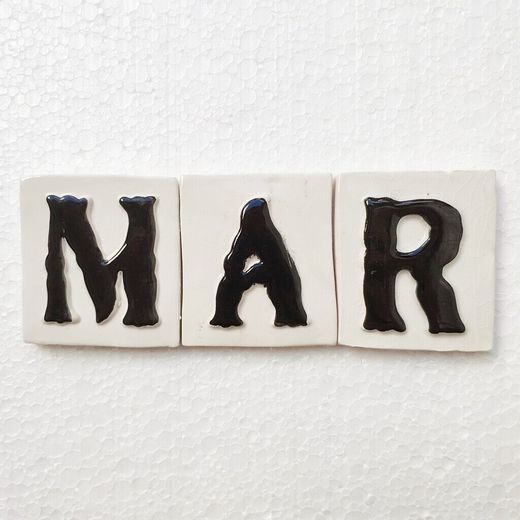 Letras y Números modelo "CLÁSICA-Negra" - 7,5cm. (3")