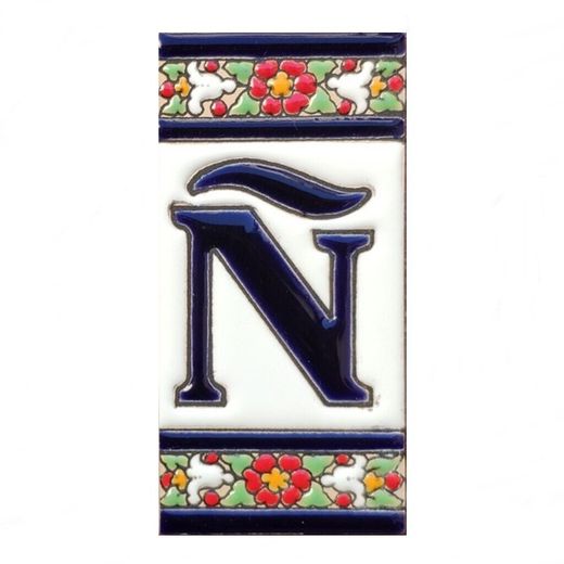 Letras y Números modelo "COLOR-M1" - 11cm. (2.1")