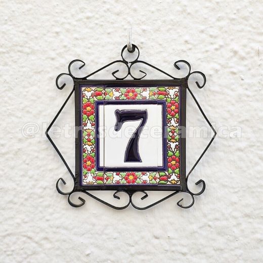 Letras y Números modelo "COLOR-M1" - 11cm. (2.1")
